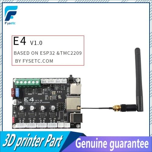 FYSETC E4 board with built-in Wi-Fi and Bluetooth 4 pcs TMC2209 240MHz 16M flash 3D printer control board based for 3D printer