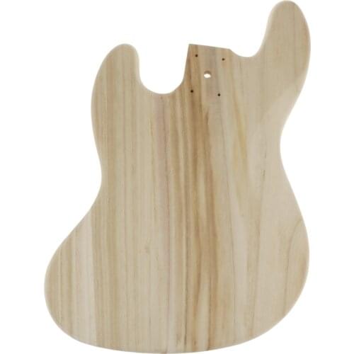 Polished Wooden Guitar Unfinished Body Barrel For JB Style Bass Guitar Kit