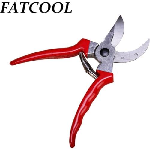 FATCOOL High-carbon steel Gardening Scissors Grafting Tool Fruit Tree Pruning Shears Bonsai Pruners Garden Shears Secateurs