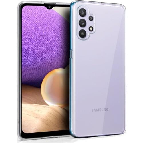 Silicon case compatible with Samsung A326 Galaxy A32 5G, transparent, soft Gel, TPU, light rubber