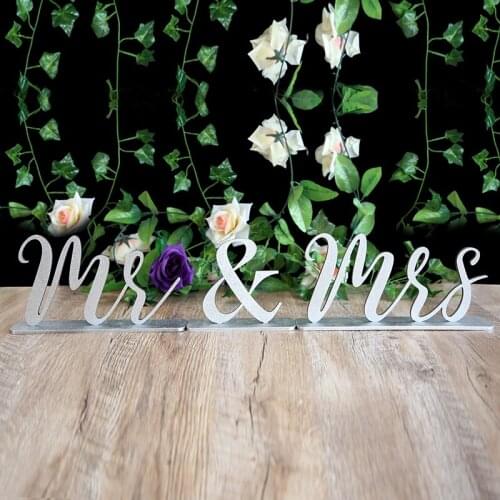 Mr & Mrs Wedding Sign, Sweet Heart Table Sign, Glitter Table Mr and Mrs Home Decor, Wooden Table decoration Rustic Sign