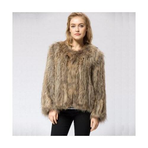 S/9Xl Womens Short Section Slim Fake Fur Jackets Large Size Casual Female Man-Made Fur Coats Chamarras De Mujer Fur Tops K831
