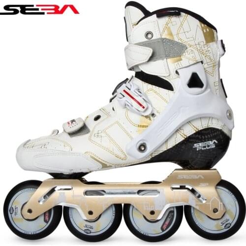 100% Original SEBA TRIX Professional Adult Inline Skates Carbon Fiber Shoes Slalom Slide Free Skating Patines