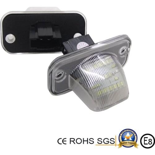 2pcs For VW T4 Transporter Candy Passat B5 B6 Jetta/Syncro Touran Error Free Car License Plate Lights LED Number Lamps