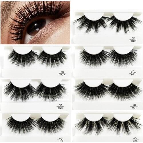 25mm Multi Layered False Eyelashes Fluffy Volume Lashes 3D Layered Effect Reusable Easy to Apply False Eyelashes DL
