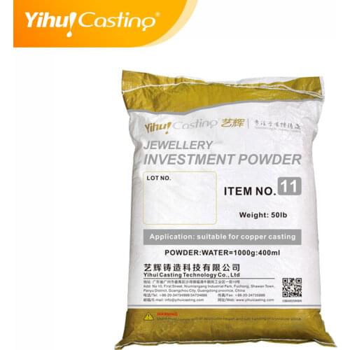 Yihui 11-W brand Investment Gypsum powder for silver brass copper casting