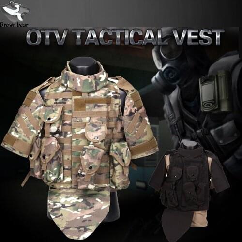 OTV Combat Camouflage Super Protective Hunting Tactical Vest Magazine Pouch