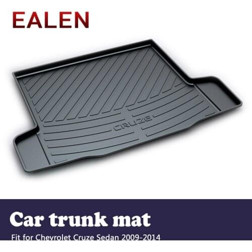 EALEN For Chevrolet Cruze Sedan 2009 2010 2011 2012 2013 2014 Boot Liner Anti-slip mat Accessories1Set Car Cargo rear trunk mat