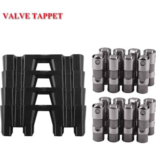 Performance Hydraulic Roller Lifters & 4 Guides Set For 16 GM LS1 LS2 LS7 12499225