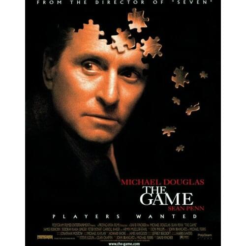 THE GAME MOVIE ART SILK POSTER Decorative Wall painting 24x36inch