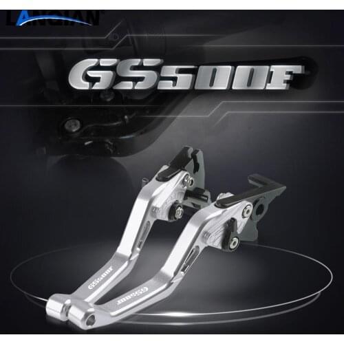 For Suzuki GS 500 E F Motorcycle Parts Short Adjustable Brake Clutch Levers GS500 1989-2008 GS500E 1994-1998 GS500F 2004-2009