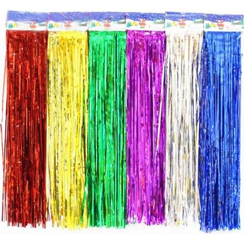APRICOT Hot Balloon Ribbons Foil balloon Accessory Colorful Rain wire 10pcs/lot Length 50cm