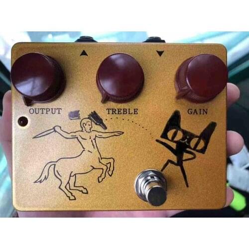 MOQ 24pcs Custom Klon Cent Effect Pedal OverDrive Metal Shell Pedal Electric Guitar in Gold Accept Pedal Customised Projet