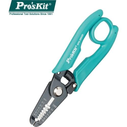 Proskit 8PK-3002D Multi-Function Electrician Wire Stripping Pliers Tools Automatic Cable Crimper Plier Stripping Terminal Tool