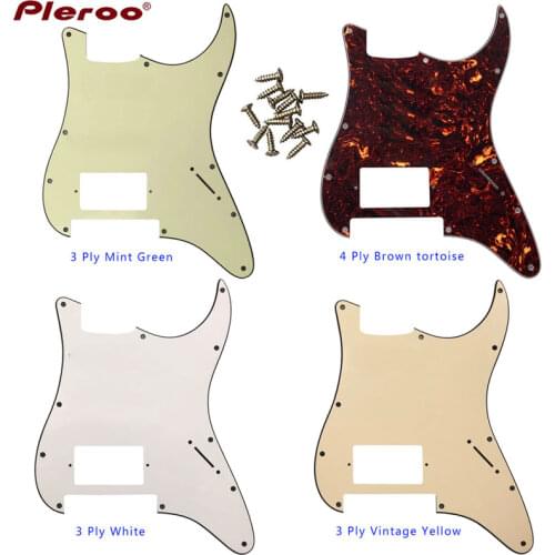 Custom Pleroo Guitar Pickguard-For US 11 Screw Holes With Floyd Rose Tremolo Bridge PAF Humbucker H pickguard no control knob