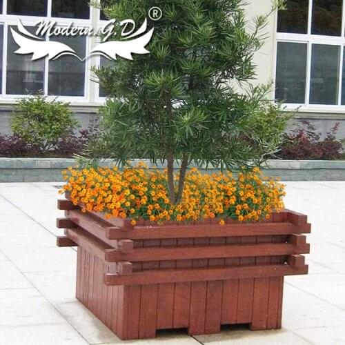 Outside and durable planter pot for wholesale pvc planting box