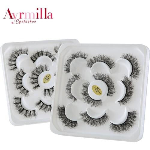 False Eyelashes Natural Multi-layered Criss-cross Fake Eyelash Beauty Makeup Reusable Soft Faux Cils Wedding maquillage