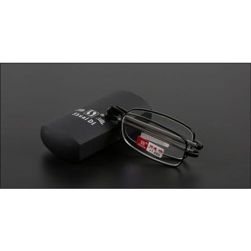 2019 [radio Antenna Glasses] Foldable Frame Stretchable Legs New Style Rigid Alloy Reading Glasses +1 +1.5 +2 +2.5 +3 +3.5 +4