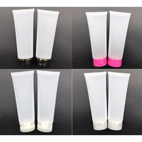 300pcs empty 200ml lotion frosted plastic soft tube for cosmetic skin care cream packaging,200g squeeze container bottles