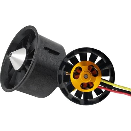 QX-Motor new 64mm EDF 12 leaf set QF2822-4300kv 3s upgrade section edf 64mm ducted fan