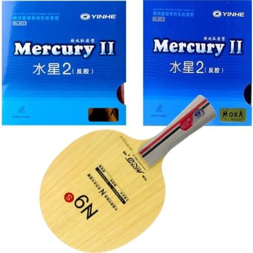 Yinhe N9s Mecury 2 yinhe Mercury 2 table tennis rubber with sponge 9021 quality finished racket Long Shakehand FL