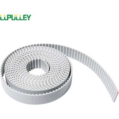 LUPULLEY White Color Polyurethane Material XL10mm Synchronous Opened Timing Belts 1M/2M/3M/4M/5M/6M/7M/8M/9M/10M Pitch 5.08mm