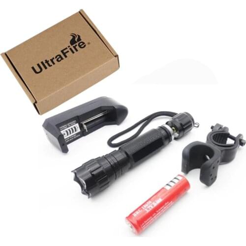 UltraFire WF-501B XML-T6 5 Mode LED Flashlight Torch Lantern Hunting Tactical Flashlight Luz Flash 18650 Battery Flashli