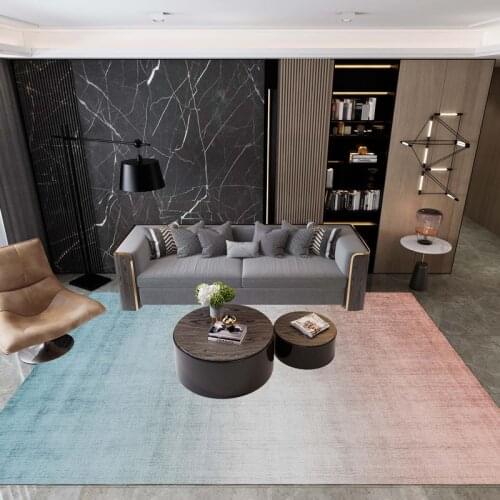 Comfortable and light luxury Ins wind light luxury texture Nordic modern minimalist sofa coffee table cushion entry mat can be f