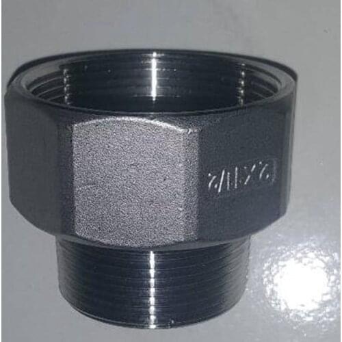 2" BSPT Female To 1-1/2" Male Reducing Bushing 304 Stainless Plumbing Pipe Fitting Water Gas Oil