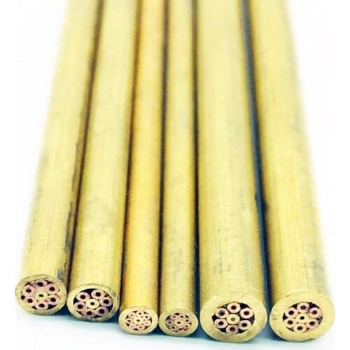 3/4/5mm knife mosaic Pin handle rivet screw Flower rivet kitchen knives handle mosaic Rivets 24cm brass copper