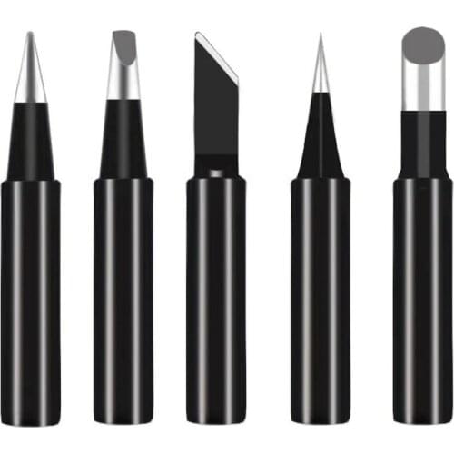 5Pcs Soldering Iron Tips Internal Heated 936 Soldering Head Universal Welding Solder Rework Tools Accessories