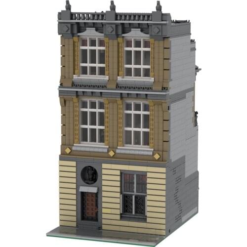 5360Pcs MOC-78170 Black Owl Law Office Bricks Model DIY Building Block Kits (Licensed And Designed By Brickstyle City)Child Toys