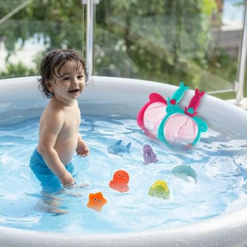 Baby Shower Games Fishing Bath Toy Learning Floating Squirts Bathtub Bathroom Pool Water Toys For Kids Toddler Boys Girls