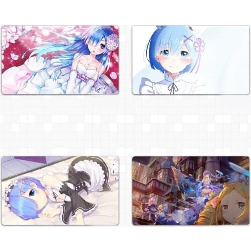 1pcs Anime Re:Life in A Different World from Zero Ram Rem Printed Mouse Pad Mat Cosplay Prop Home Decor for Women Men Boy Girl