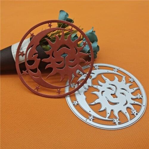 Sun Moon Metal Cutting Dies for Scrapbooking Handmade Tools Mold Cut Stencil New 2021 DIY Card Make Mould Model Craft Decoration