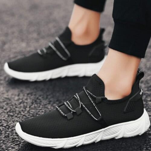 QWEDF Fashion Brand New Breathable Comfortable Mesh Men Shoes Men Sneakers Lightweight Breathable Casual Shoes Footwear D8-27