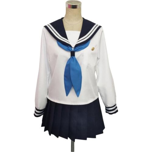 Fashion Anime Hyouka Eru Chitanda Girl Summer School Cloth Uniform Cosplay Costume Any Size