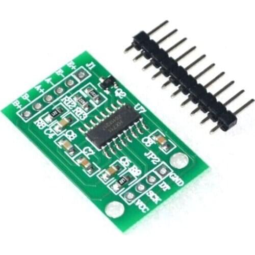 Glyduino HX711 Module Dual-Channel Weighing Pressure Sensor Module 24-bit Precision A/D Module for Electronic Scale Arduino DIY