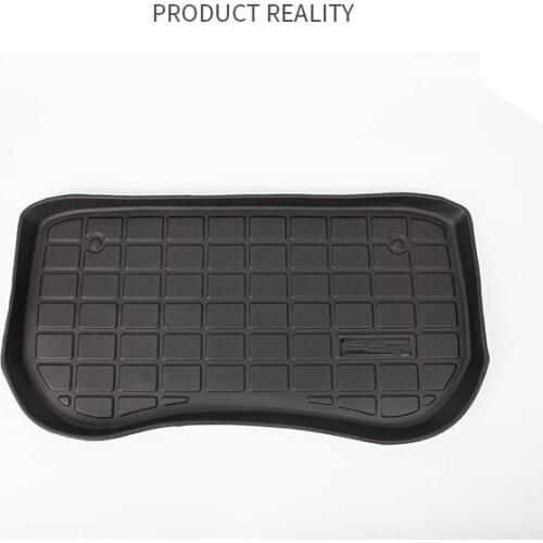New Model3 Car Front Trunk Mat for Tesla Model 3 2021 Accessories TPE Mats Waterproof Wearable Cargo Tray Storage Pads