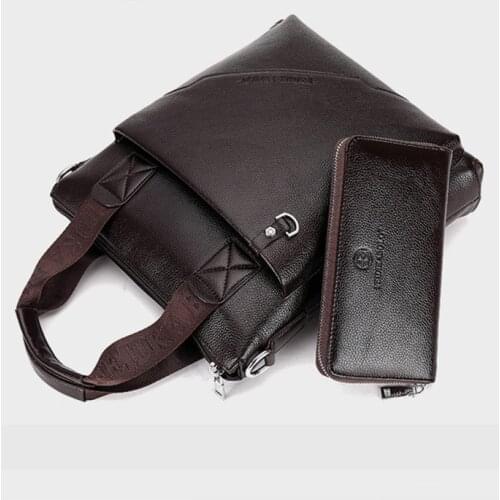 2020 Handbag Genuine Leather Briefcases Mens Luxury Business Bag Men Crossbody Bag Designer Male Purses and Handbags Laptop Bag