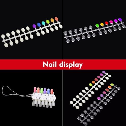Nail Polish Display Stand Salon Nail Color Showing Shelf Manicure Flat Back Color Card Swatch Nail Art Tools Nail Tip Display