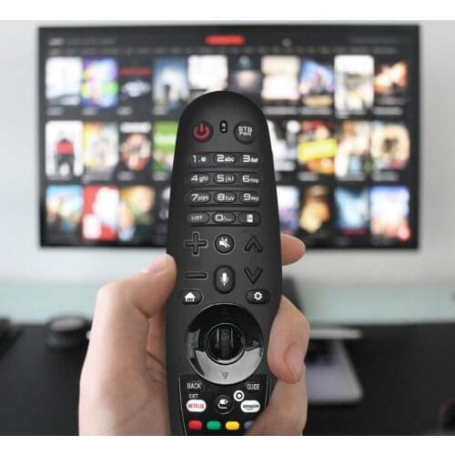 Smart TV Remote Control Cover Luminous Silicone Soft Protective Case for LG AN-MR600/AN-MR650/AN-MR18BA/AN-MR19BA