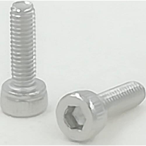 50Pcs M2 M2.5 M3 M4 304 Stainless Steel Hexagon Socket Head Cap Screws Hex Socket Screw Metric Bike Screw