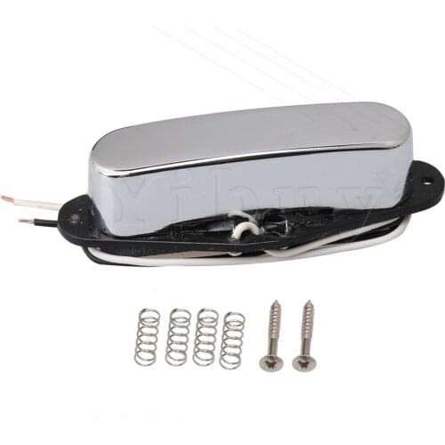 Yibuy Guitar Parts Small Chrome Neck Pickup Humbucker Pickup