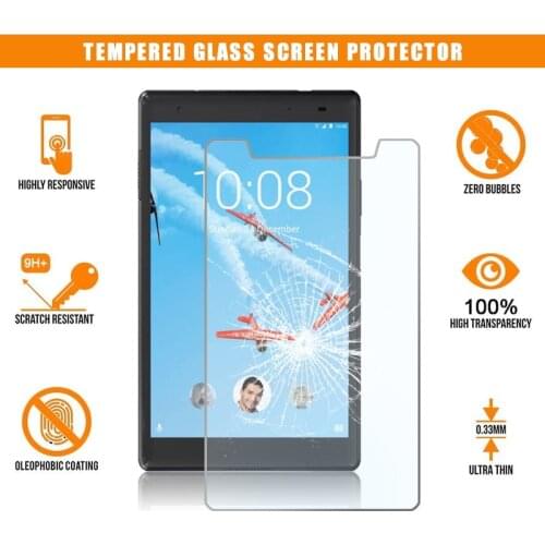 Screen Protector for Lenovo Tab 4 8 Plus Tablet Tempered Glass 9H Premium Scratch Resistant Anti-fingerprint Film Guard Cover
