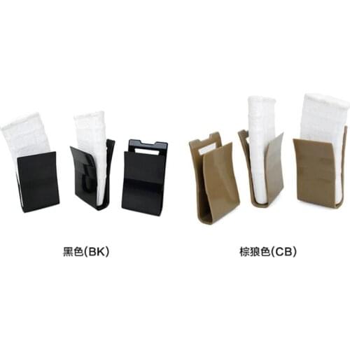 3pc/set TMC Hunting Tactical Molle Vest Nylon Mag Magazine Pouch Insert Set Mag Carrier Clip Black/CB