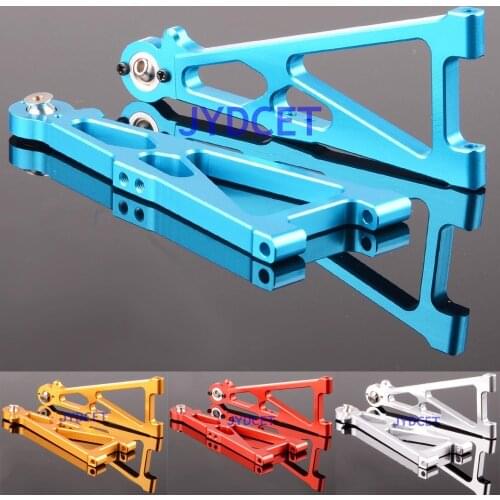 33602 Aluminum Front Lower Suspension Arm 2pcs For Rc Model Car 1/10 Himoto Big Foot Monster Truck E10Mtl E10Mt E10Bp Part
