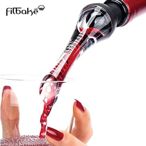 FILBAKE Acrylic Wine Decanter For Red Wine Pourer Quick Aerating Pouring Tool Spout Decanter Bar Tool Kitchen Accessories