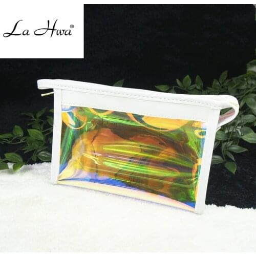 Women Laser Transparent Bags Travel Storage Bags PVC Waterproof Beach Bags