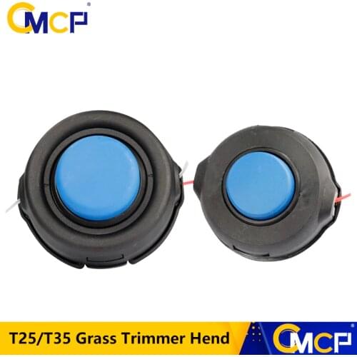 1pc T25/T35 Universal Grass Trimmer Head String Trimmer Head For Lawn Mower Brush Cutter Head Grass Trimmer Accessories